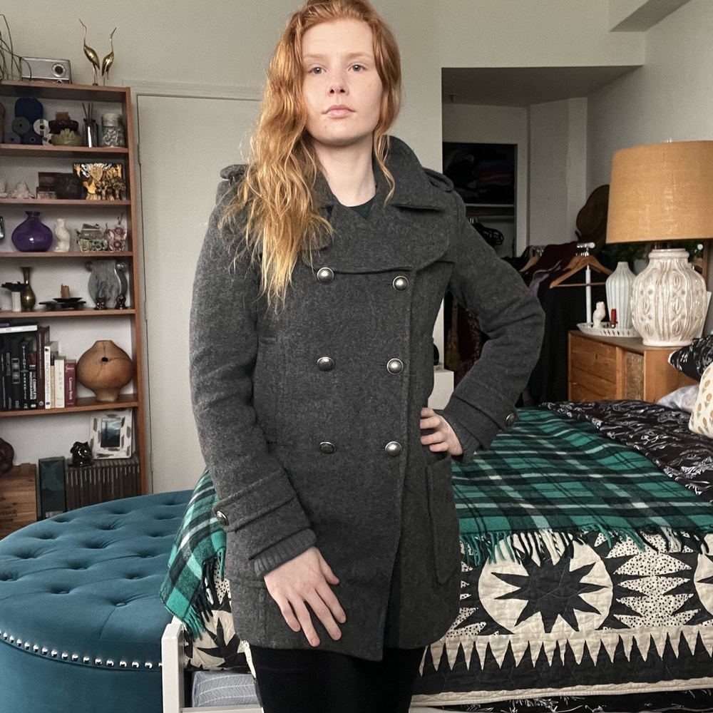Aritzia Community Wool Peacoat - Picture 10 of 16